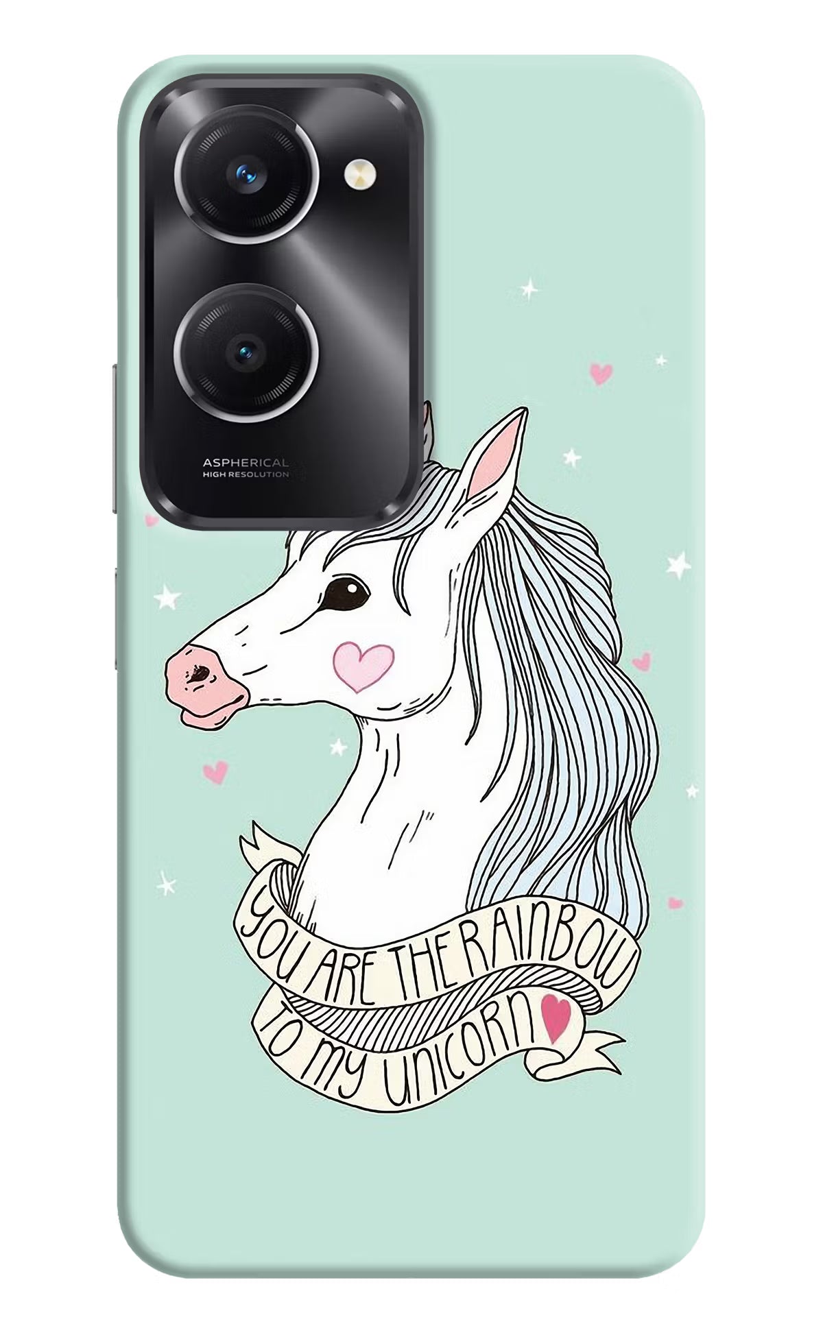 Unicorn Wallpaper Vivo T3 Lite 5G Hard Case Back Cover by Casekaro