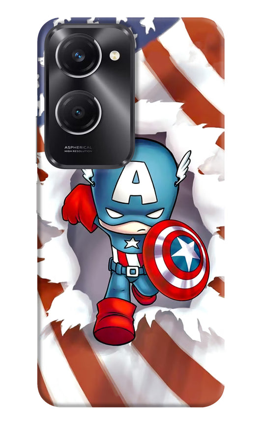 Captain America Vivo T3 Lite 5G Hard Case Back Cover by Casekaro