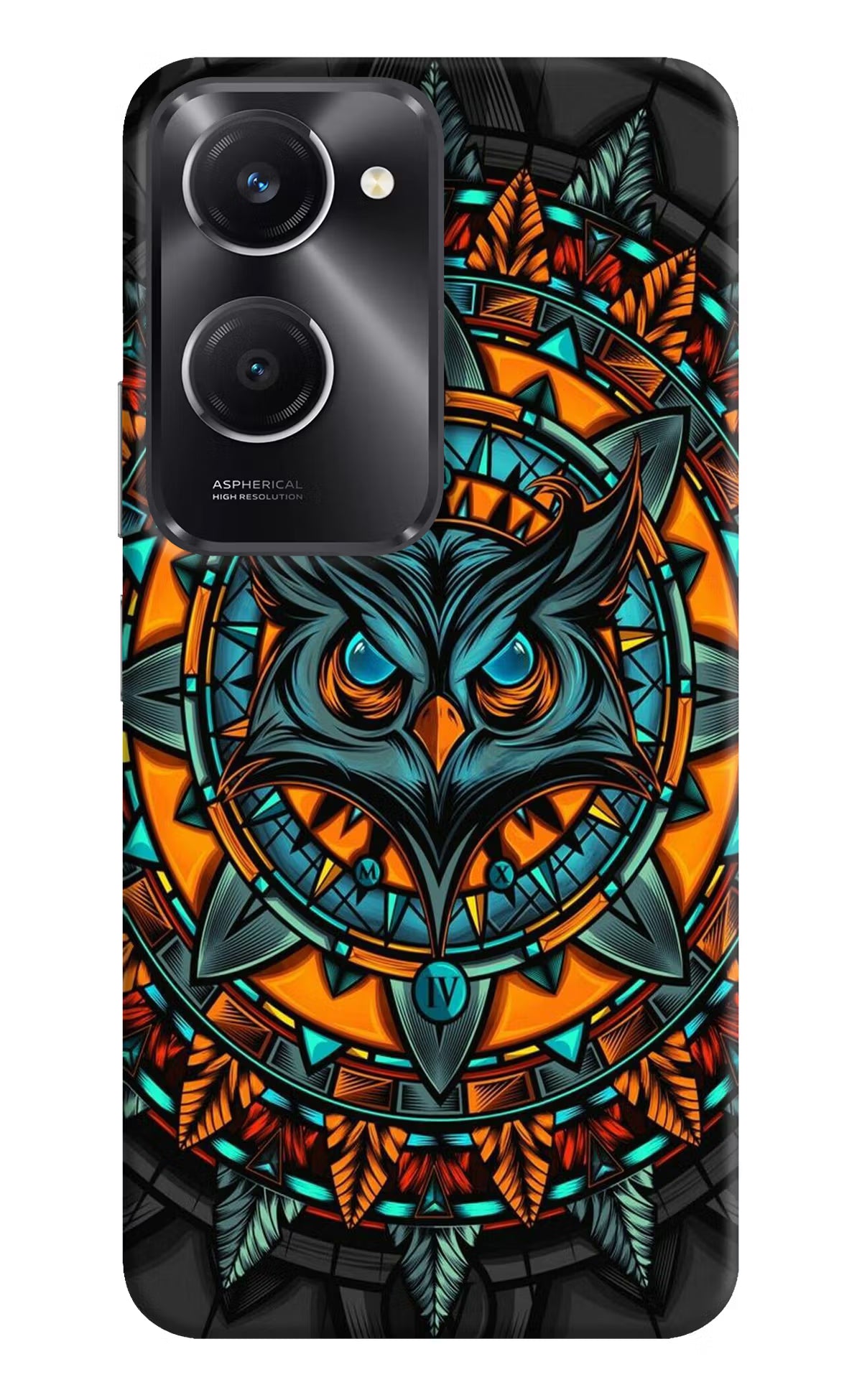 Angry Owl Art Vivo T3 Lite 5G Hard Case Back Cover by Casekaro