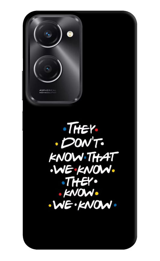 FRIENDS Dialogue Vivo T3 Lite 5G Hard Case Back Cover by Casekaro