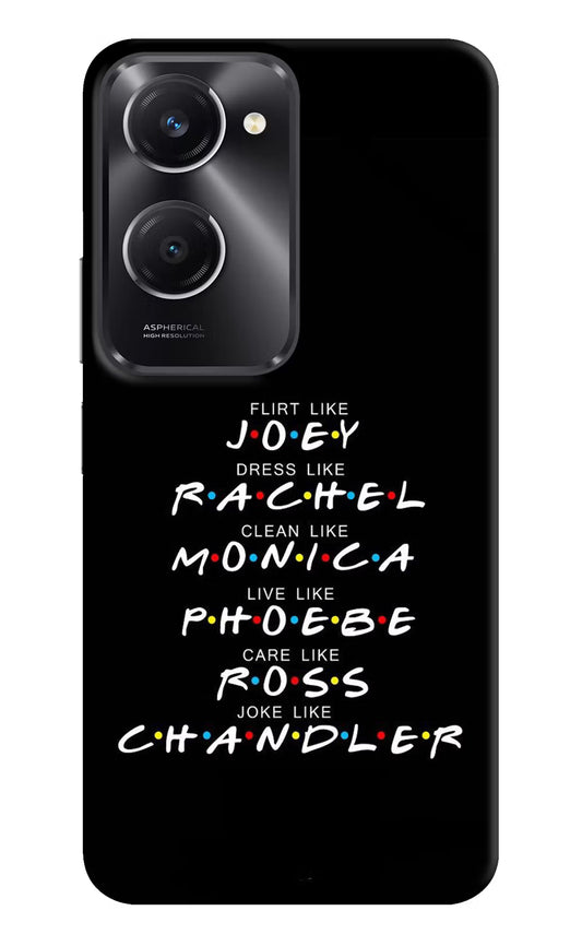 FRIENDS Character Vivo T3 Lite 5G Hard Case Back Cover by Casekaro