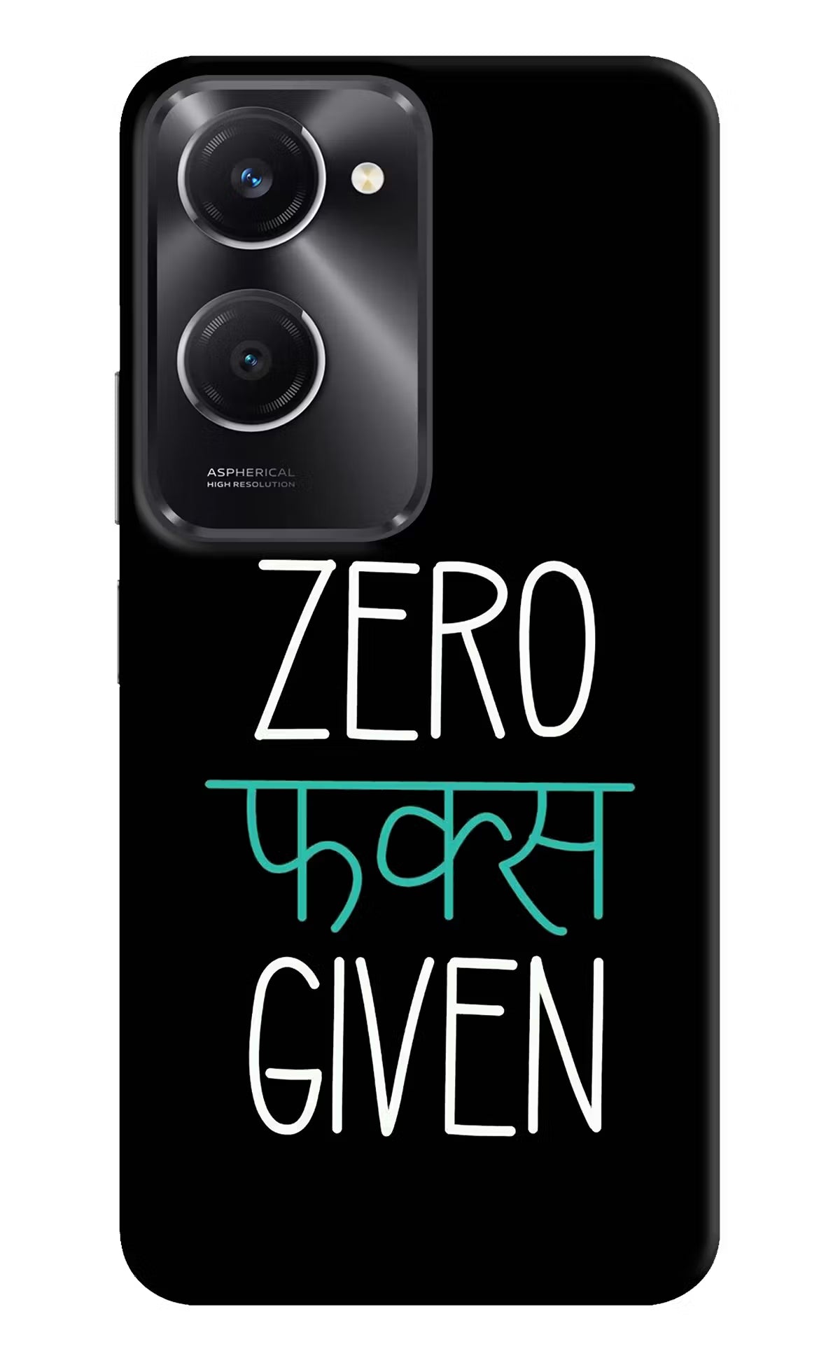 Zero Fucks Given Vivo T3 Lite 5G Hard Case Back Cover by Casekaro