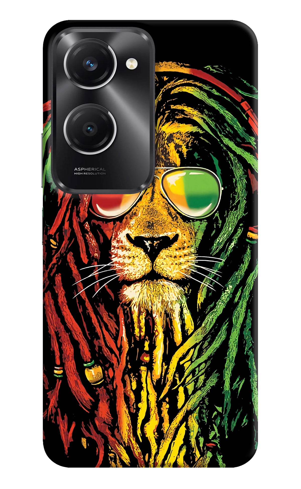 Rasta Lion Vivo T3 Lite 5G Back Cover