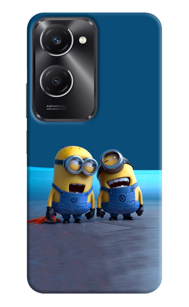 Minion Laughing Vivo T3 Lite 5G Hard Case Back Cover by Casekaro