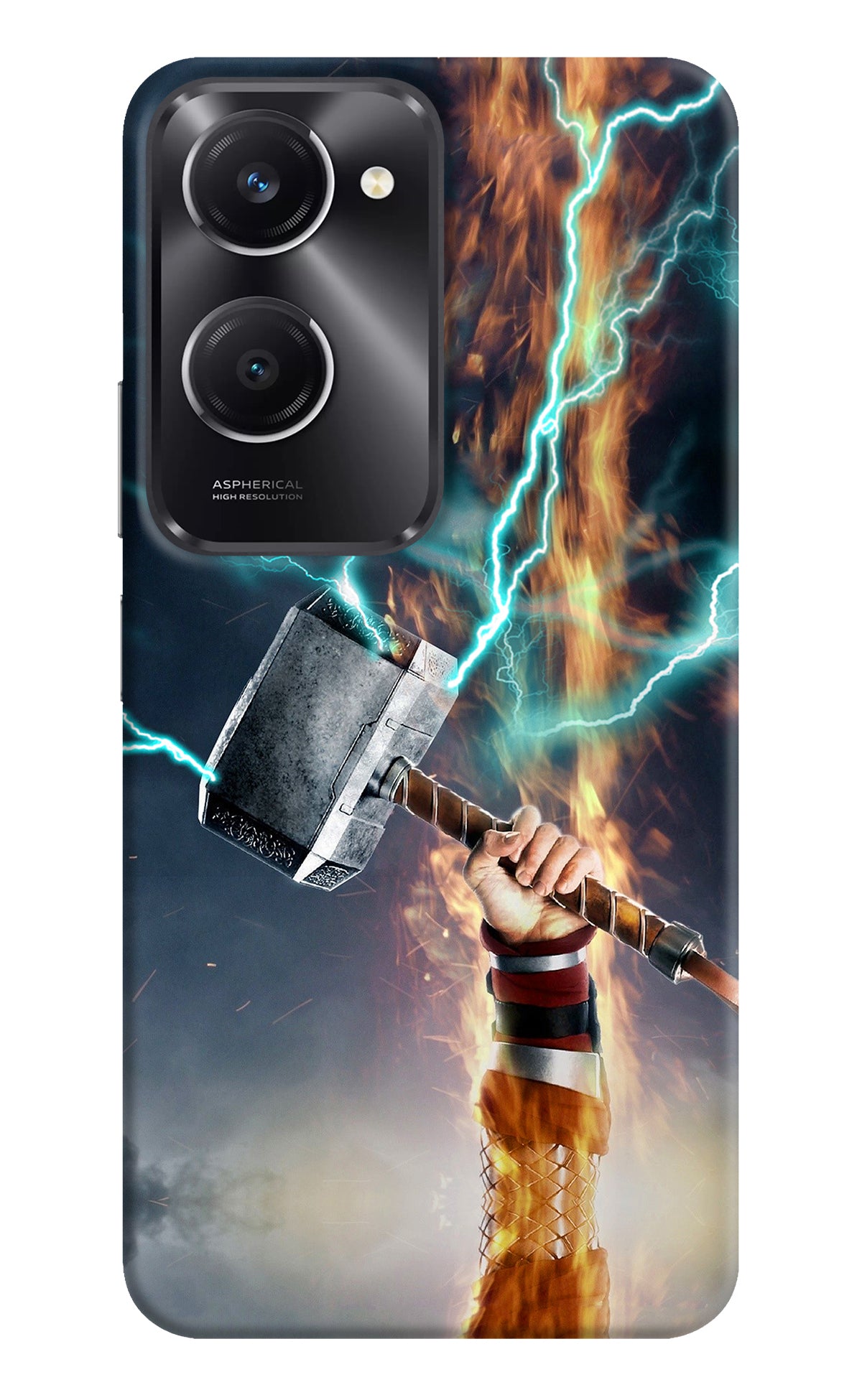 Thor Hammer Mjolnir Vivo T3 Lite 5G Back Cover