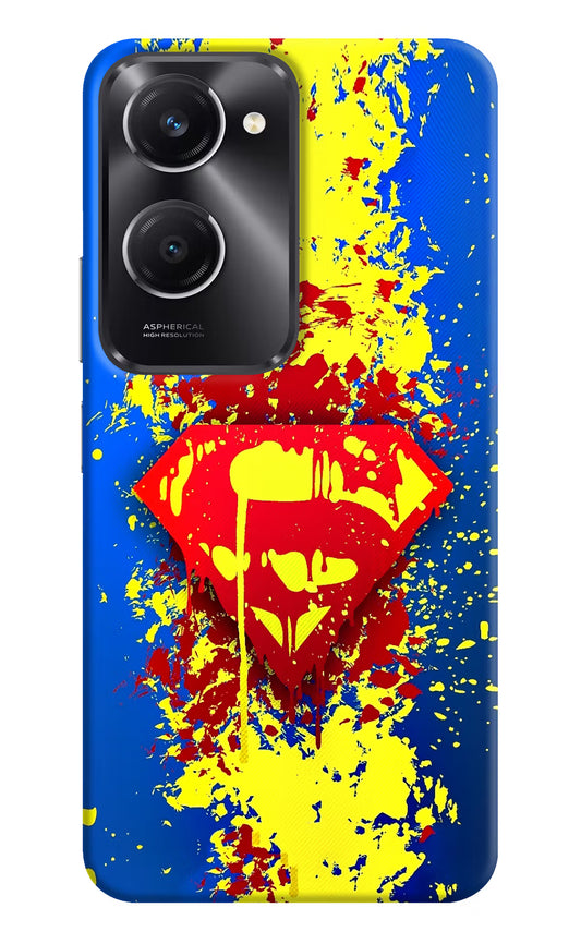 Superman logo Vivo T3 Lite 5G Hard Case Back Cover by Casekaro