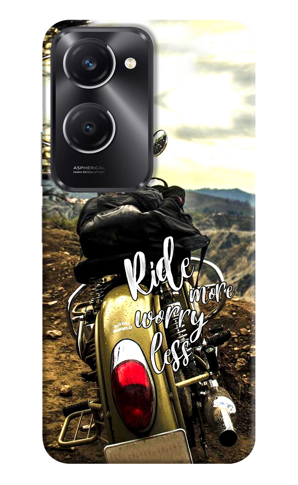 Ride More Worry Less Vivo T3 Lite 5G Back Cover