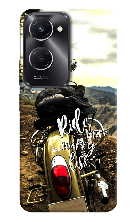 Ride More Worry Less Vivo T3 Lite 5G Hard Case Back Cover by Casekaro