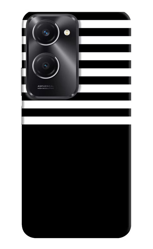 Black and White Print Vivo T3 Lite 5G Hard Case Back Cover by Casekaro