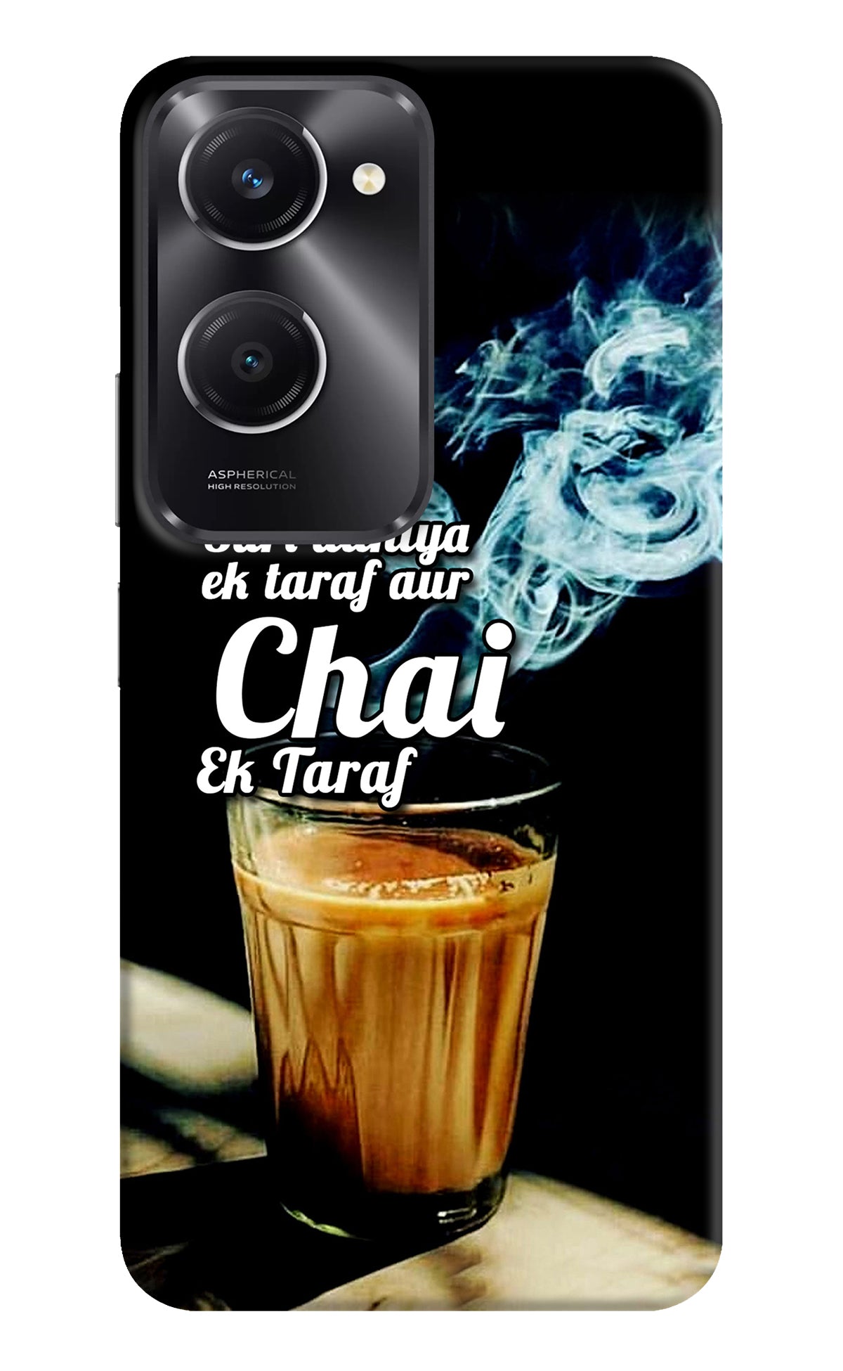 Chai Ek Taraf Quote Vivo T3 Lite 5G Back Cover