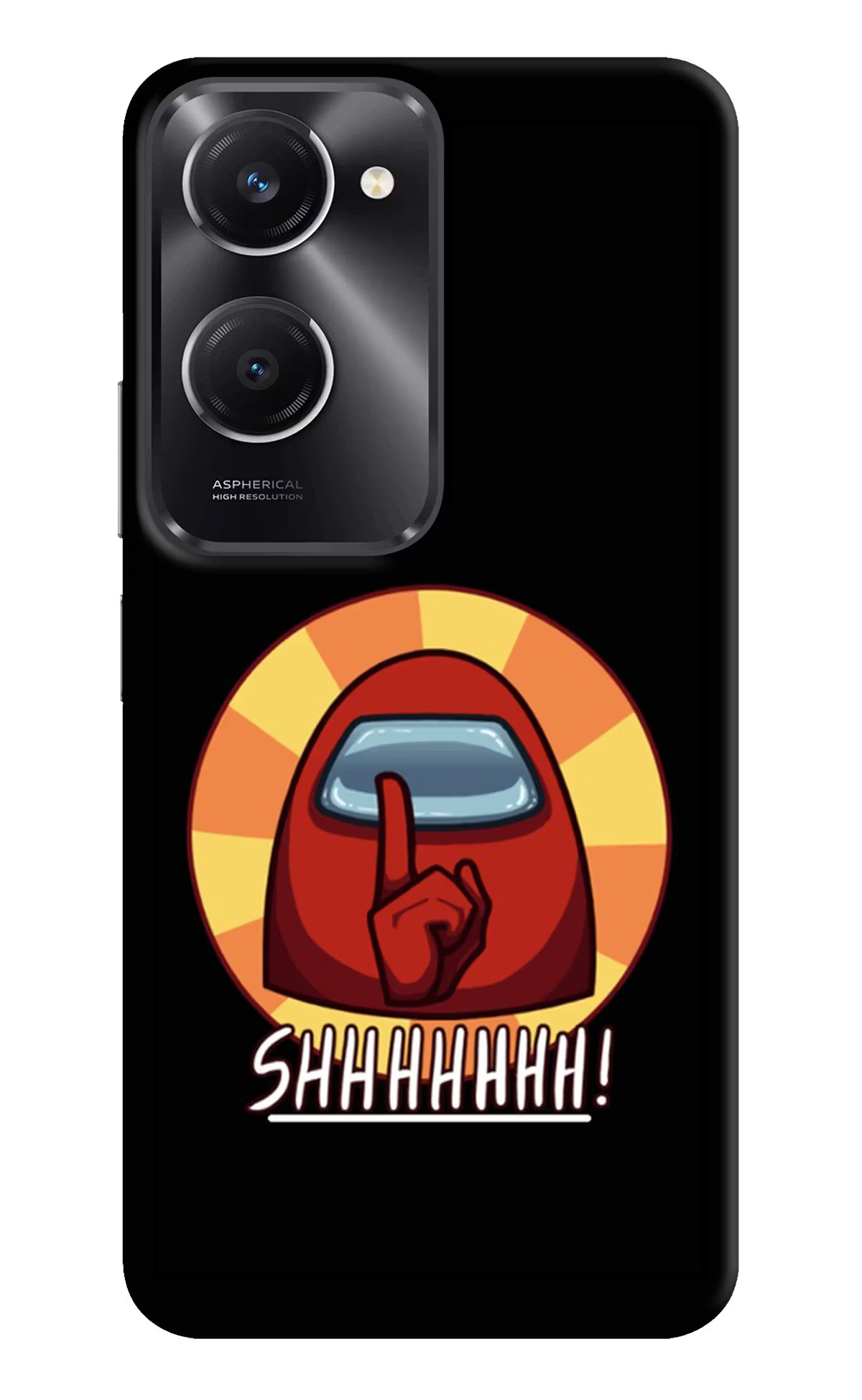 Among Us Shhh! Vivo T3 Lite 5G Hard Case Back Cover by Casekaro