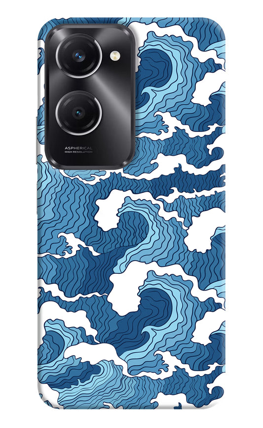 Blue Waves Vivo T3 Lite 5G Hard Case Back Cover by Casekaro