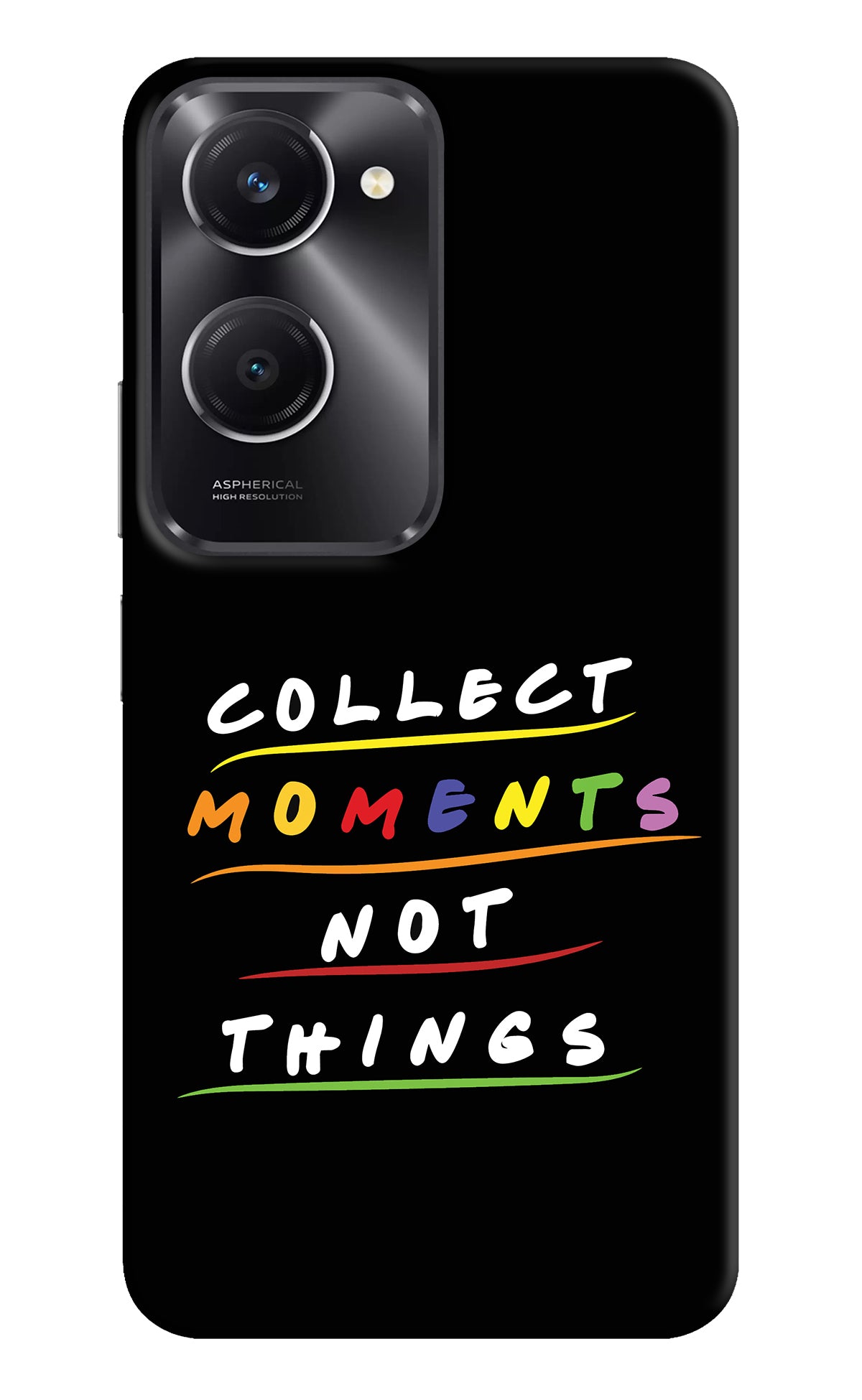 Collect Moments Not Things Vivo T3 Lite 5G Back Cover