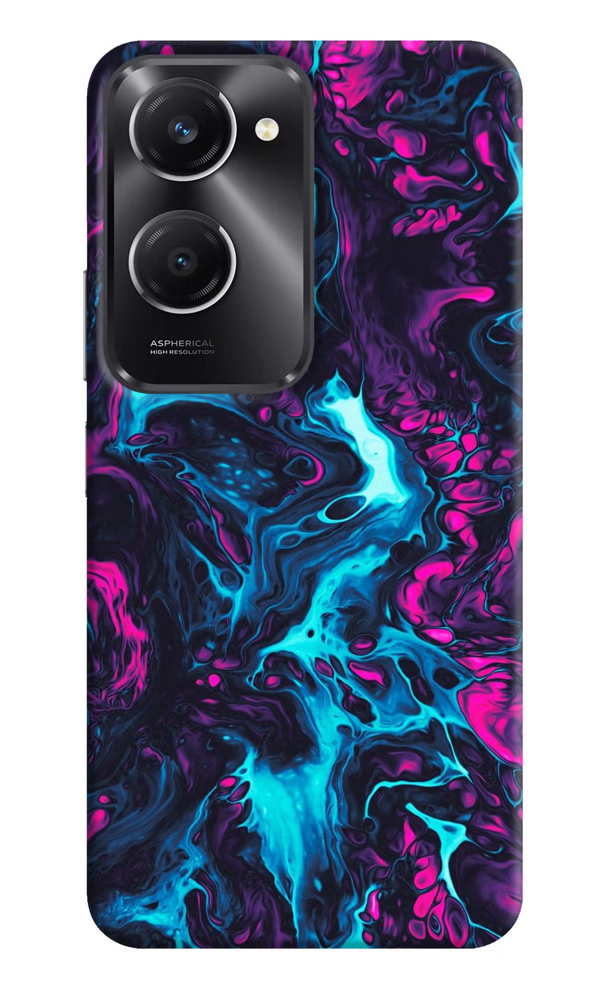 Abstract Vivo T3 Lite 5G Hard Case Back Cover by Casekaro