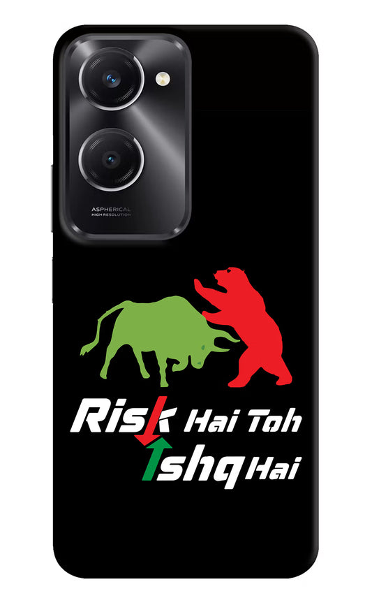 Risk Hai Toh Ishq Hai Vivo T3 Lite 5G Hard Case Back Cover by Casekaro