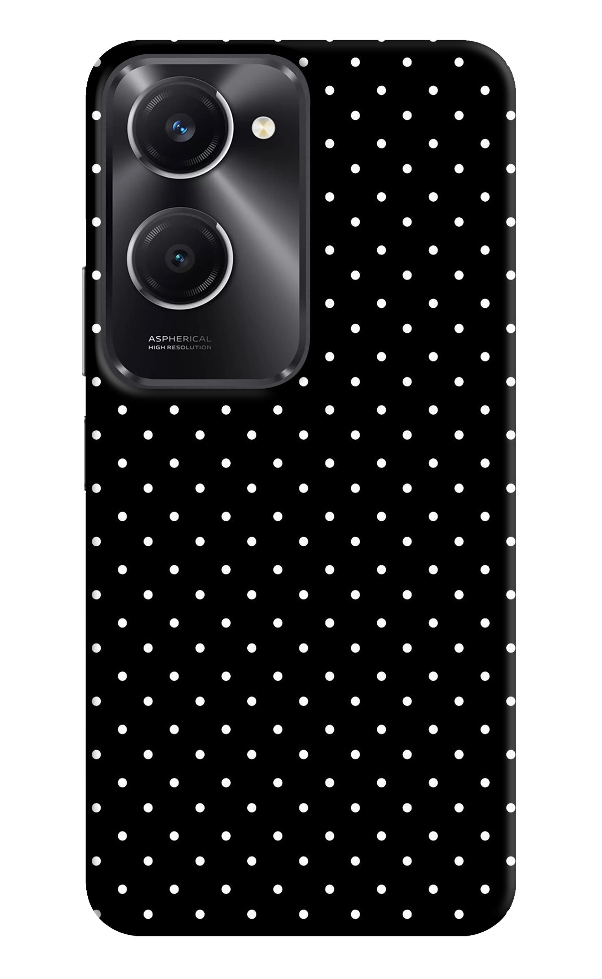 White Dots Vivo T3 Lite 5G Back Cover