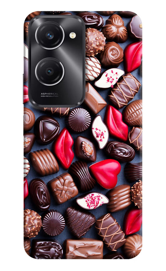 Chocolates Vivo T3 Lite 5G Hard Case Back Cover by Casekaro