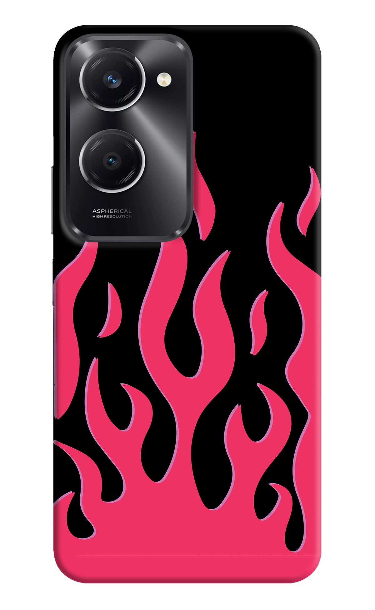 Fire Flames Vivo T3 Lite 5G Back Cover