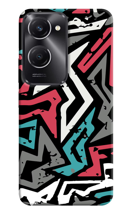 Geometric Graffiti Vivo T3 Lite 5G Hard Case Back Cover by Casekaro