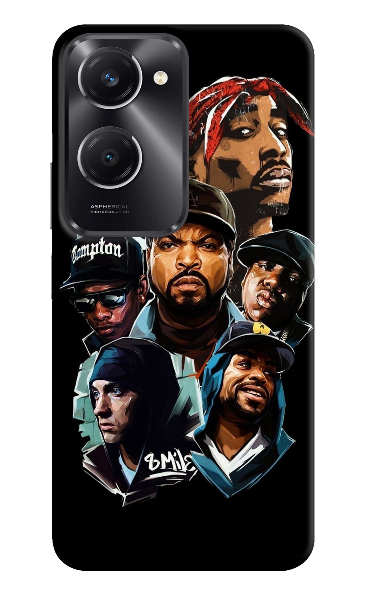 Rappers Vivo T3 Lite 5G Back Cover