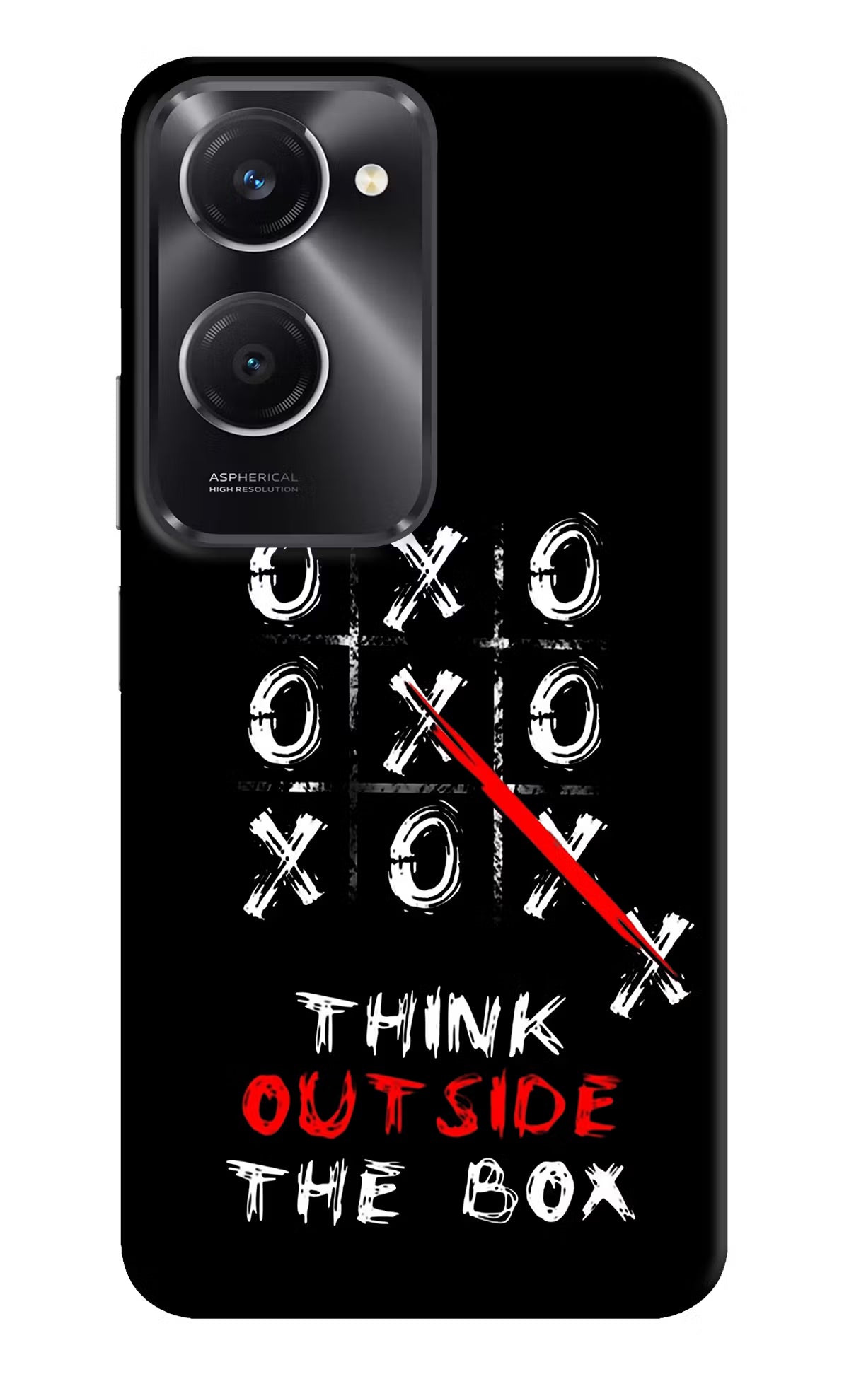 Think out of the BOX Vivo T3 Lite 5G Hard Case Back Cover by Casekaro