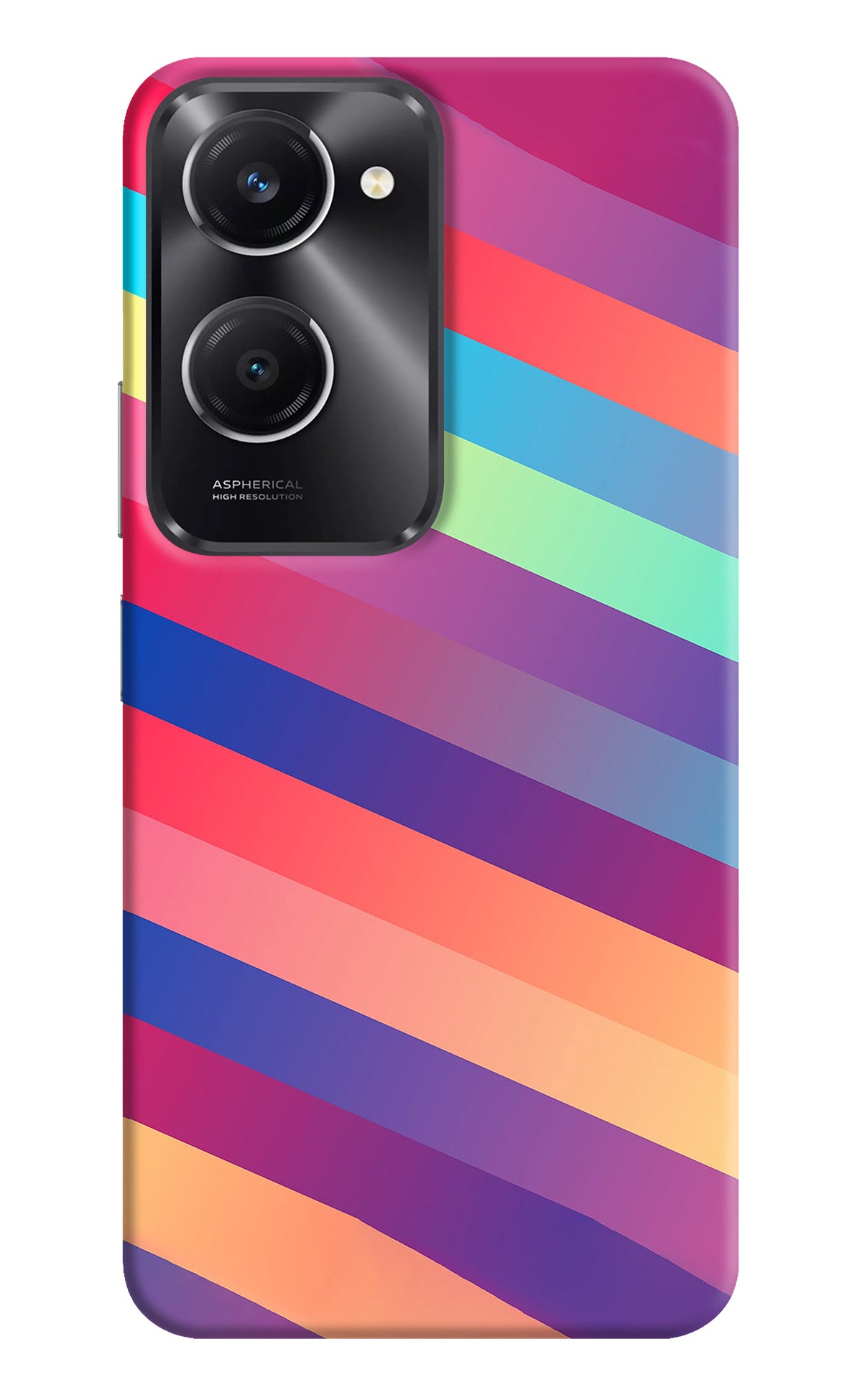 Stripes color Vivo T3 Lite 5G Back Cover