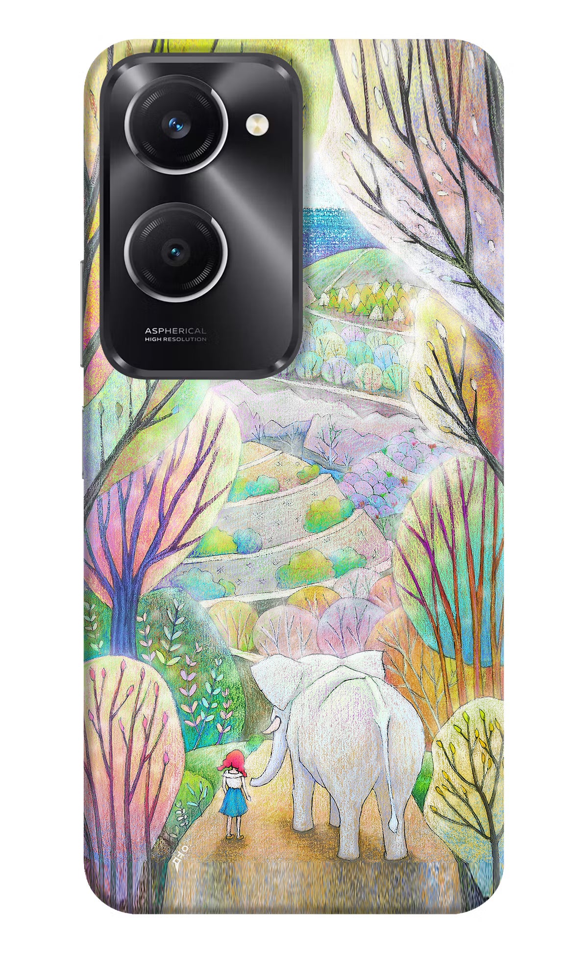 Nature Painting Vivo T3 Lite 5G Hard Case Back Cover by Casekaro