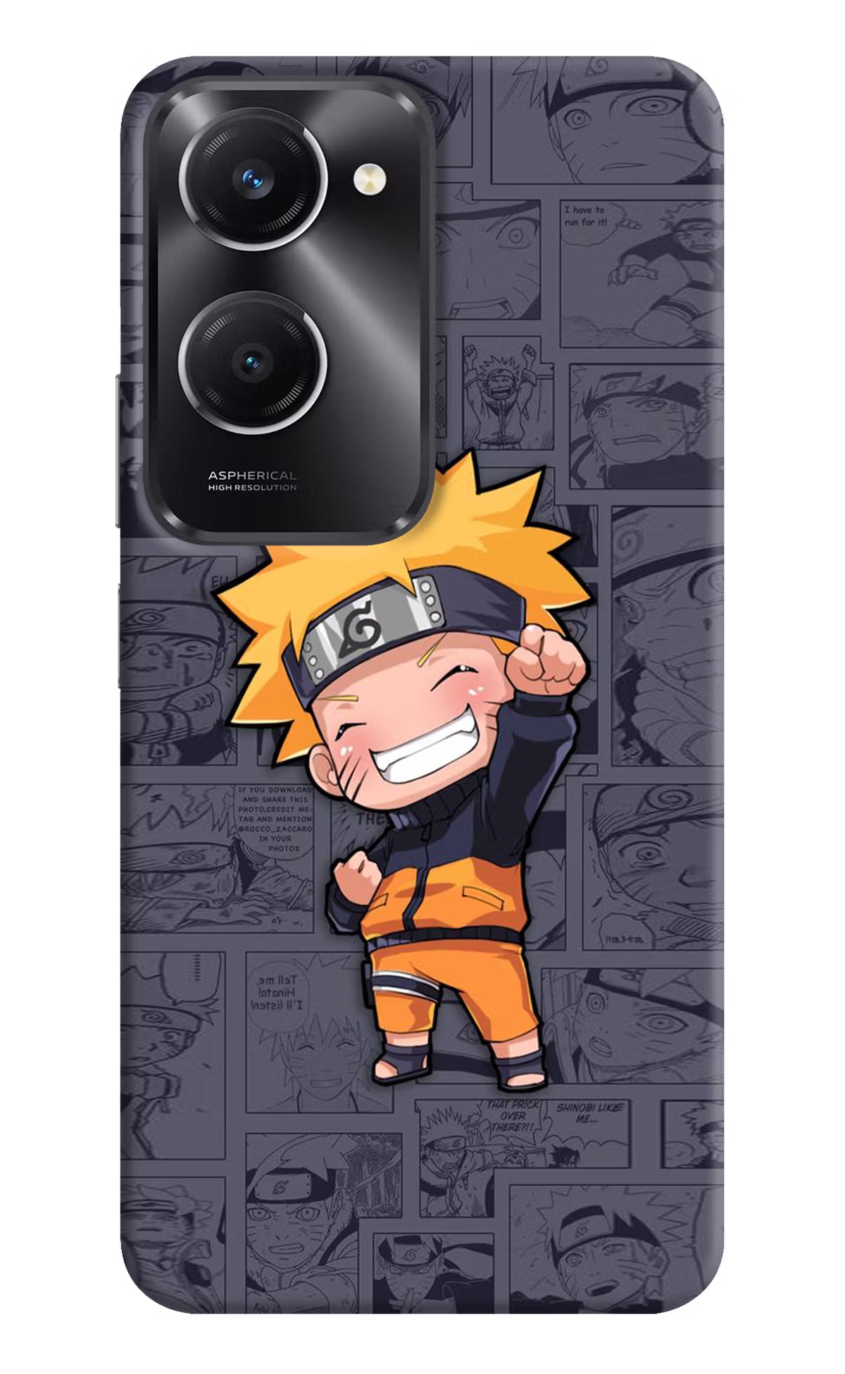 Chota Naruto Vivo T3 Lite 5G Hard Case Back Cover by Casekaro