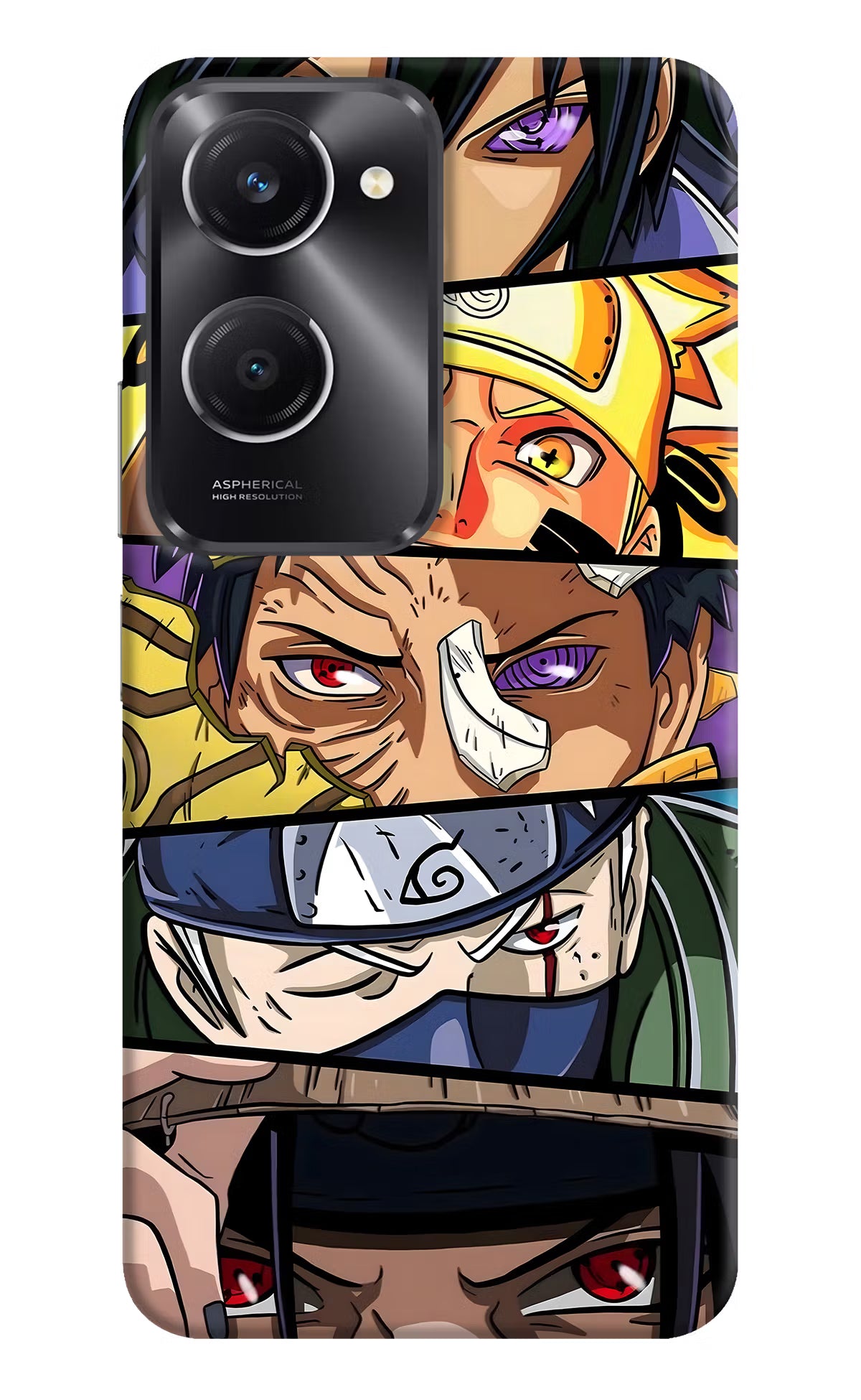 Naruto Character Vivo T3 Lite 5G Hard Case Back Cover by Casekaro