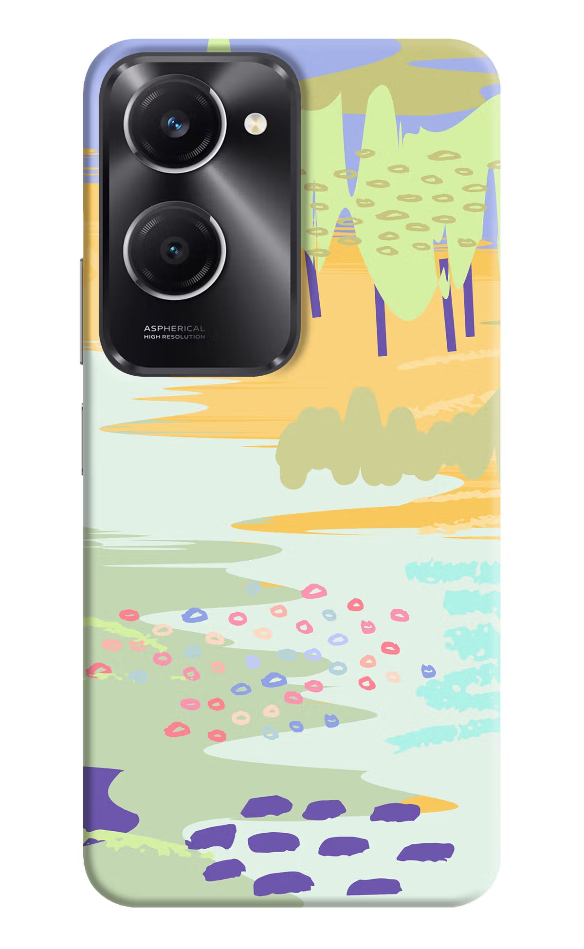 Scenery Vivo T3 Lite 5G Hard Case Back Cover by Casekaro