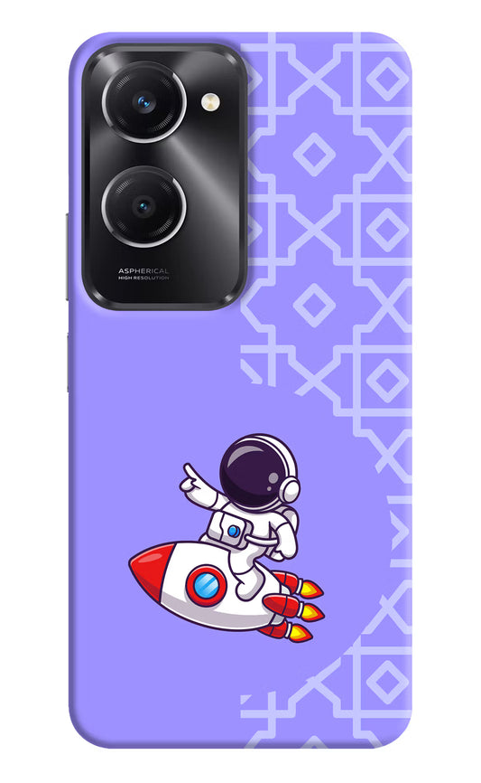 Cute Astronaut Vivo T3 Lite 5G Hard Case Back Cover by Casekaro