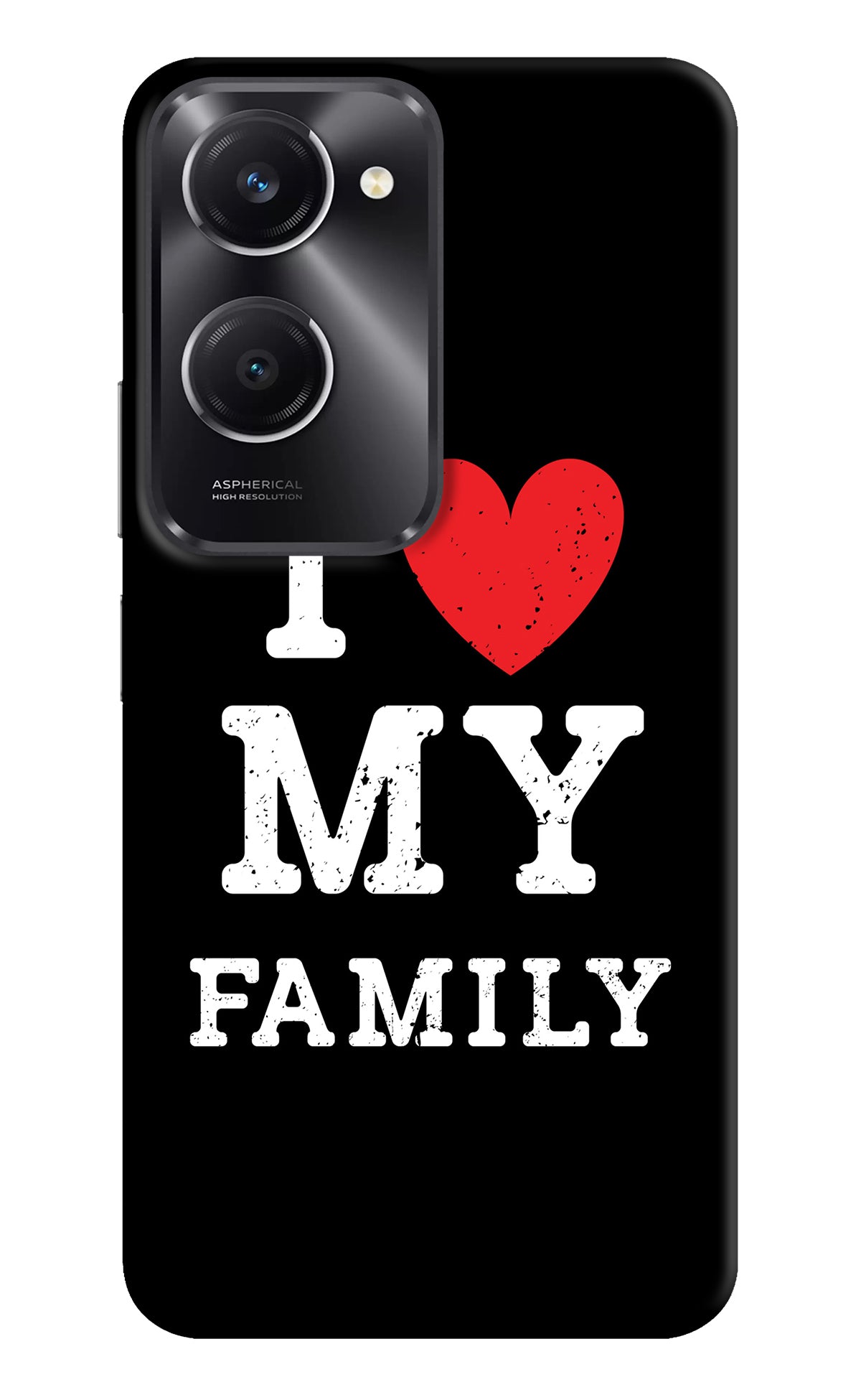 I Love My Family Vivo T3 Lite 5G Back Cover