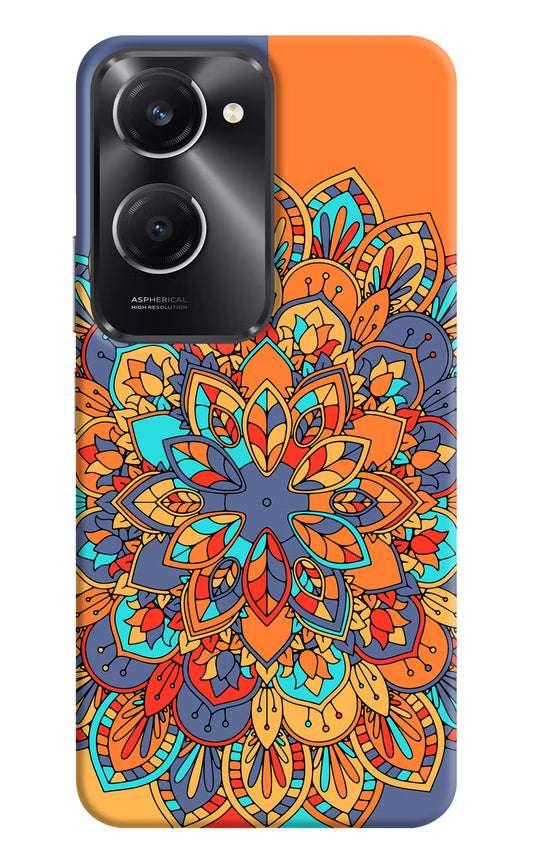 Color Mandala Vivo T3 Lite 5G Hard Case Back Cover by Casekaro
