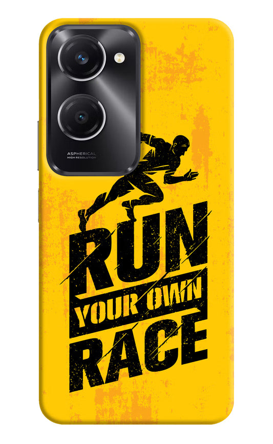Run Your Own Race Vivo T3 Lite 5G Hard Case Back Cover by Casekaro