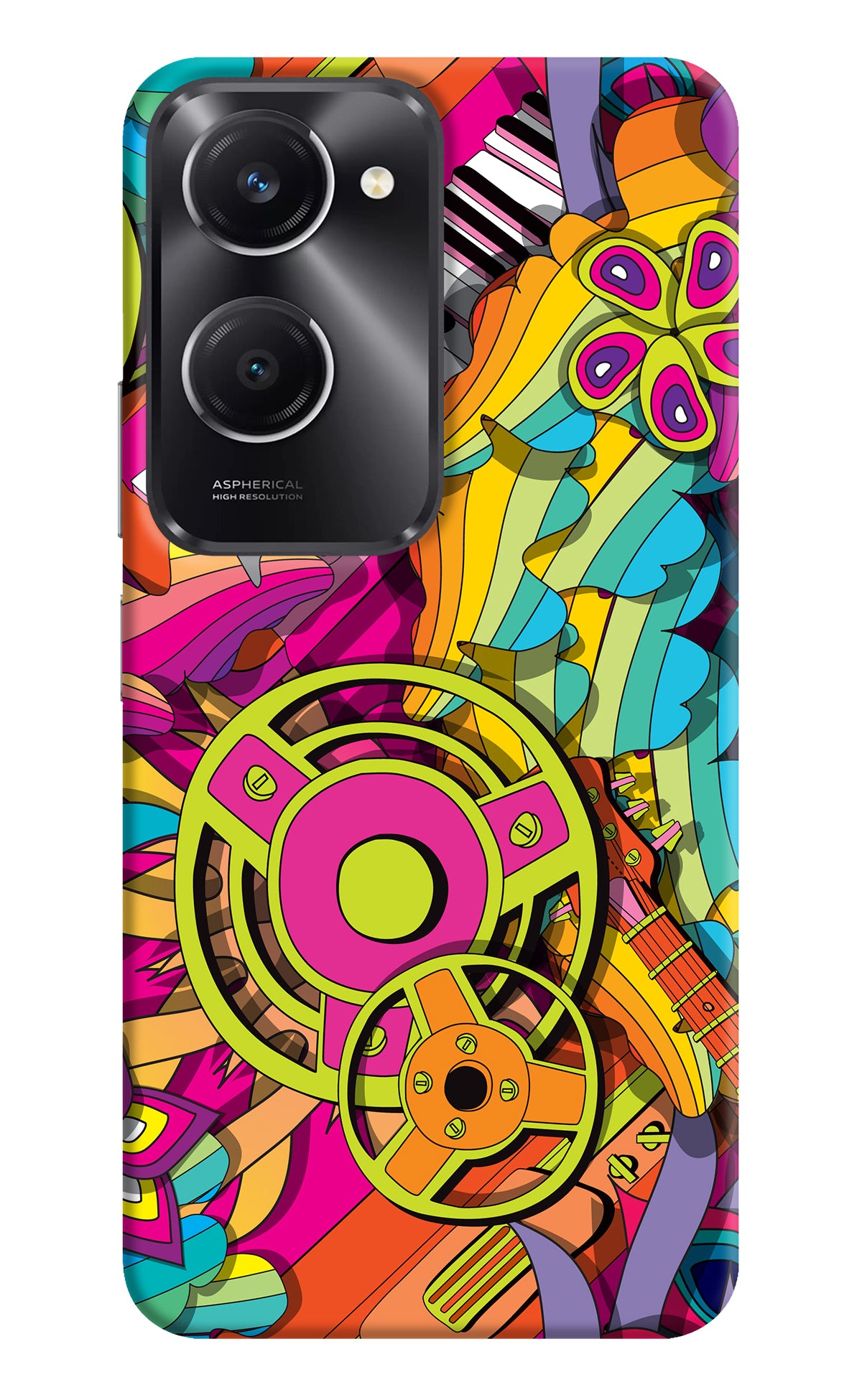 Music Doodle Vivo T3 Lite 5G Back Cover