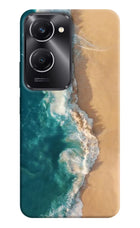 Ocean Beach Vivo T3 Lite 5G Hard Case Back Cover by Casekaro