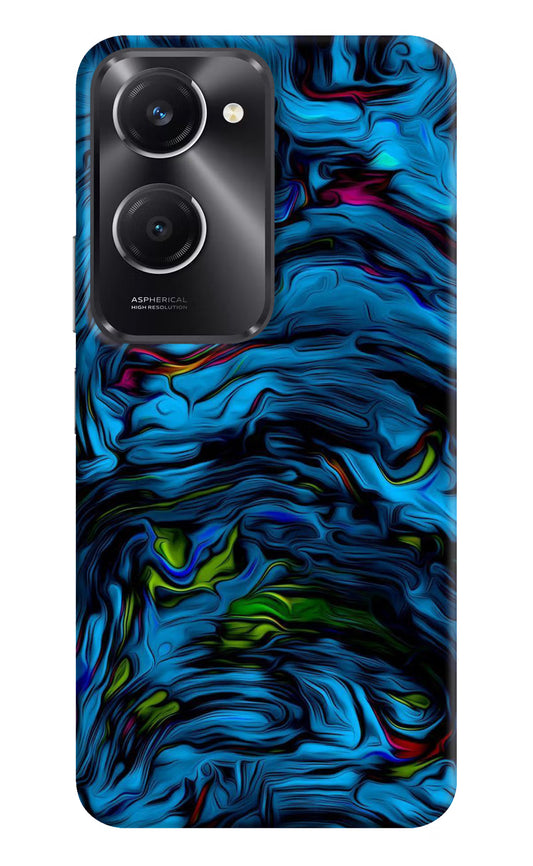 Dark Blue Abstract Vivo T3 Lite 5G Hard Case Back Cover by Casekaro