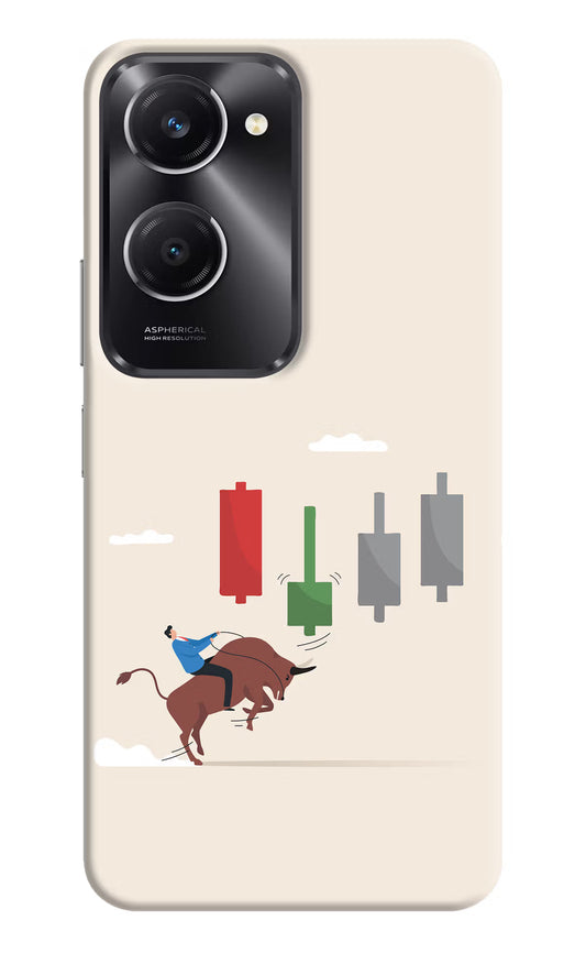 Bull Trading Momentum Vivo T3 Lite 5G Hard Case Back Cover by Casekaro