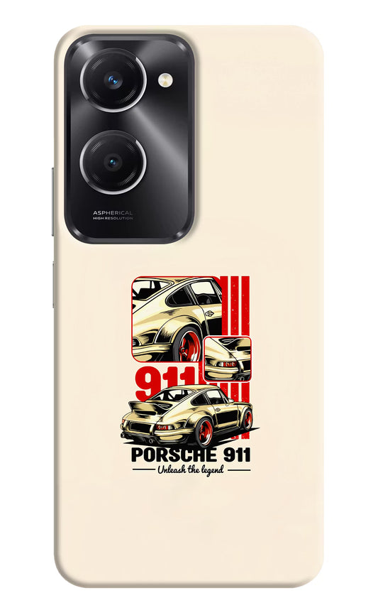 Classic Porsche 911 Vivo T3 Lite 5G Hard Case Back Cover by Casekaro