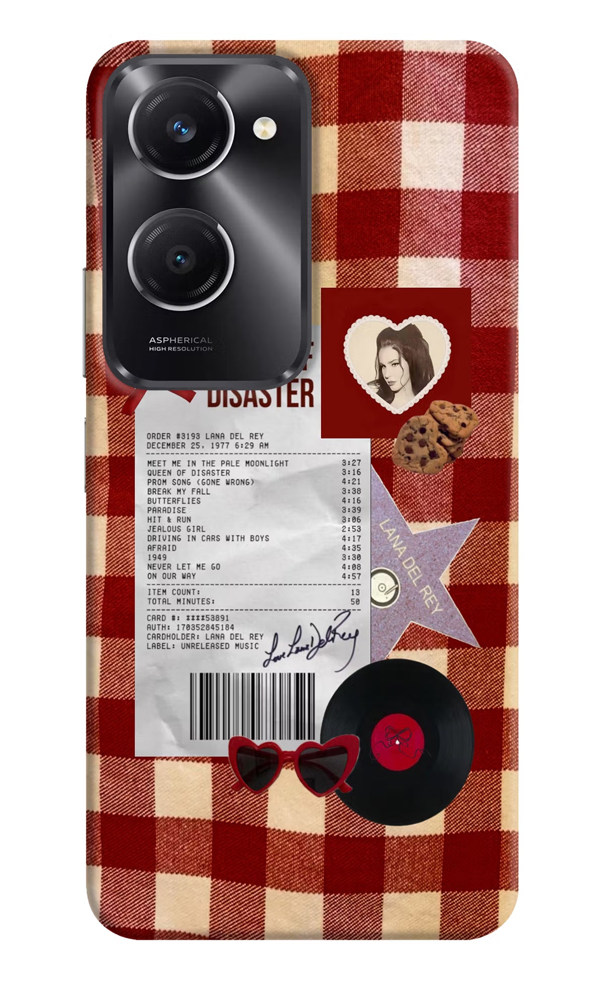 Queen of Disaster Vivo T3 Lite 5G Hard Case Back Cover by Casekaro