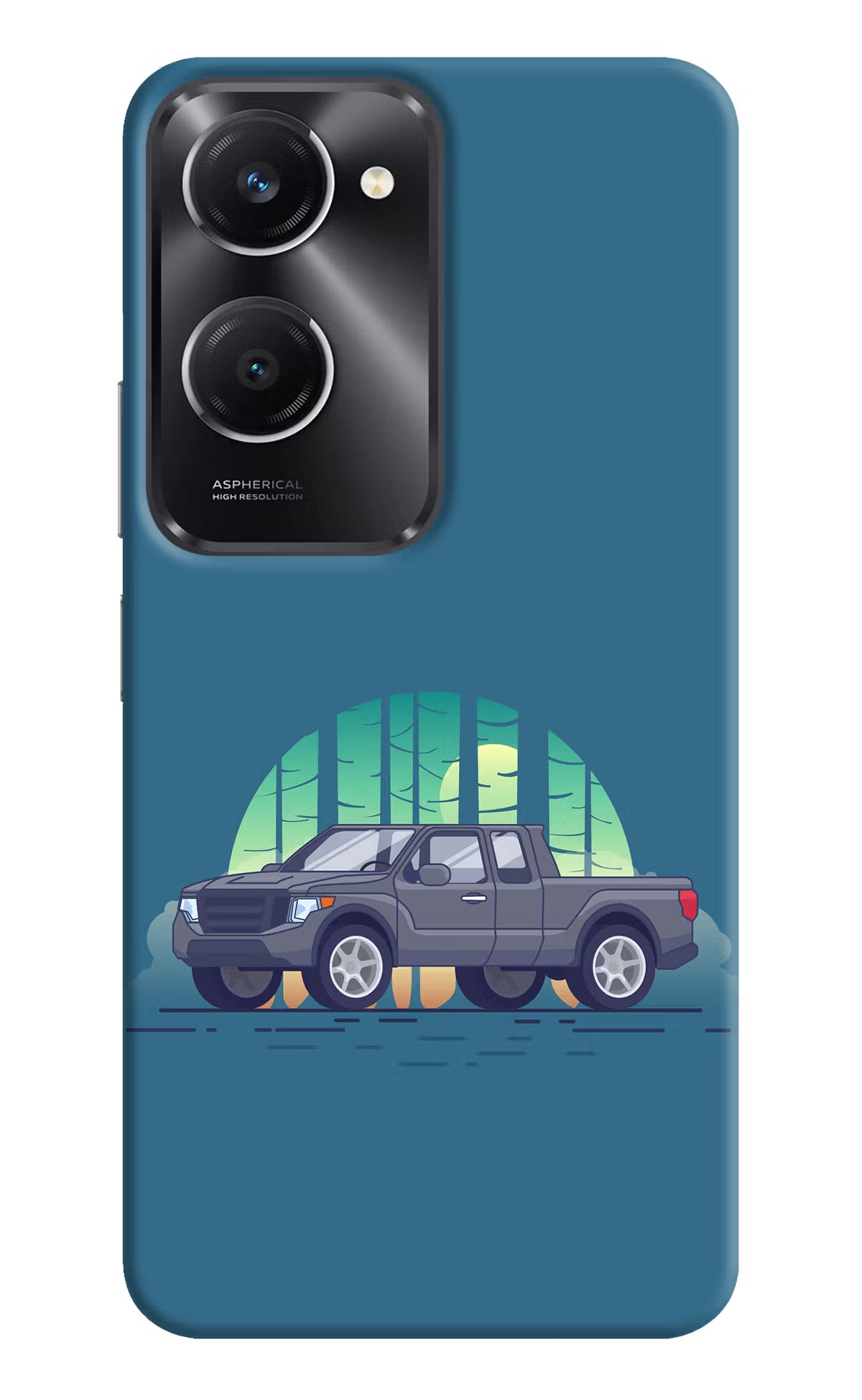Retro Garage Vibe Vivo T3 Lite 5G Hard Case Back Cover by Casekaro