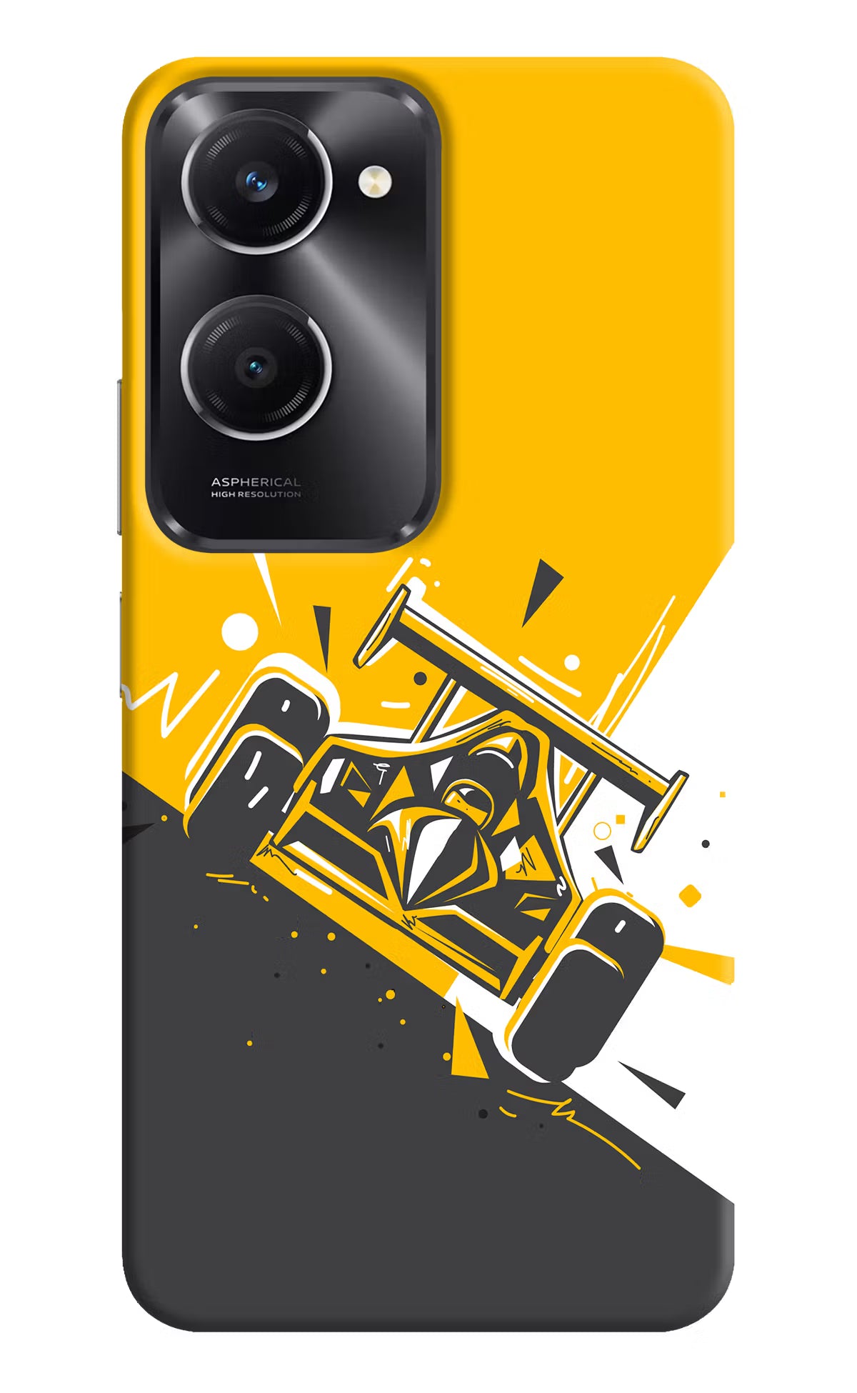 Track King Vivo T3 Lite 5G Hard Case Back Cover by Casekaro