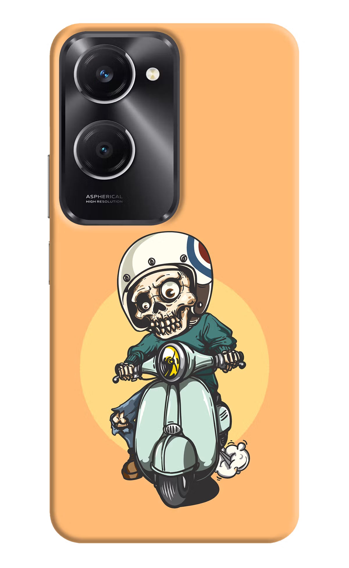 Undead Biker Vivo T3 Lite 5G Hard Case Back Cover by Casekaro