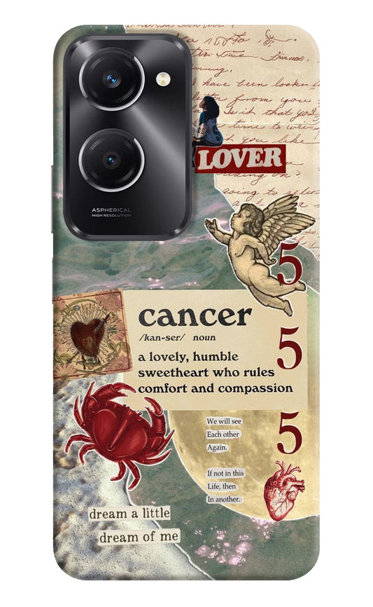 Cancer Zodiac Vivo T3 Lite 5G Hard Case Back Cover by Casekaro