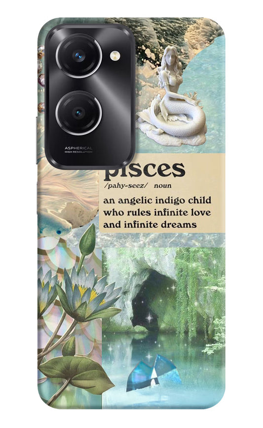 Pisces Zodiac Vivo T3 Lite 5G Hard Case Back Cover by Casekaro