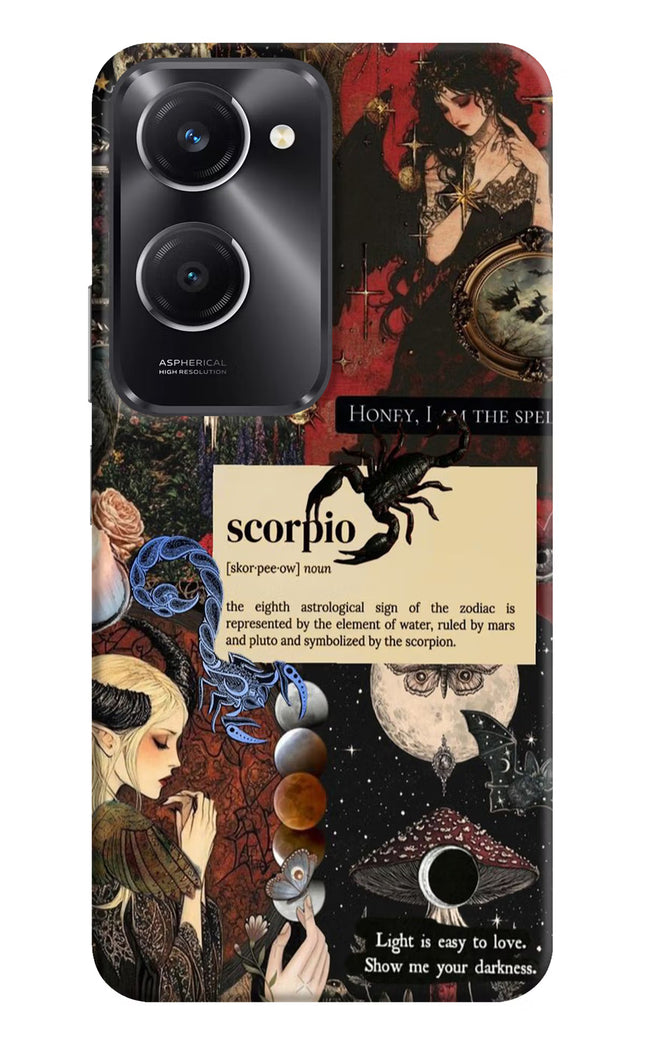 Scorpio Zodiac Vivo T3 Lite 5G Hard Case Back Cover by Casekaro