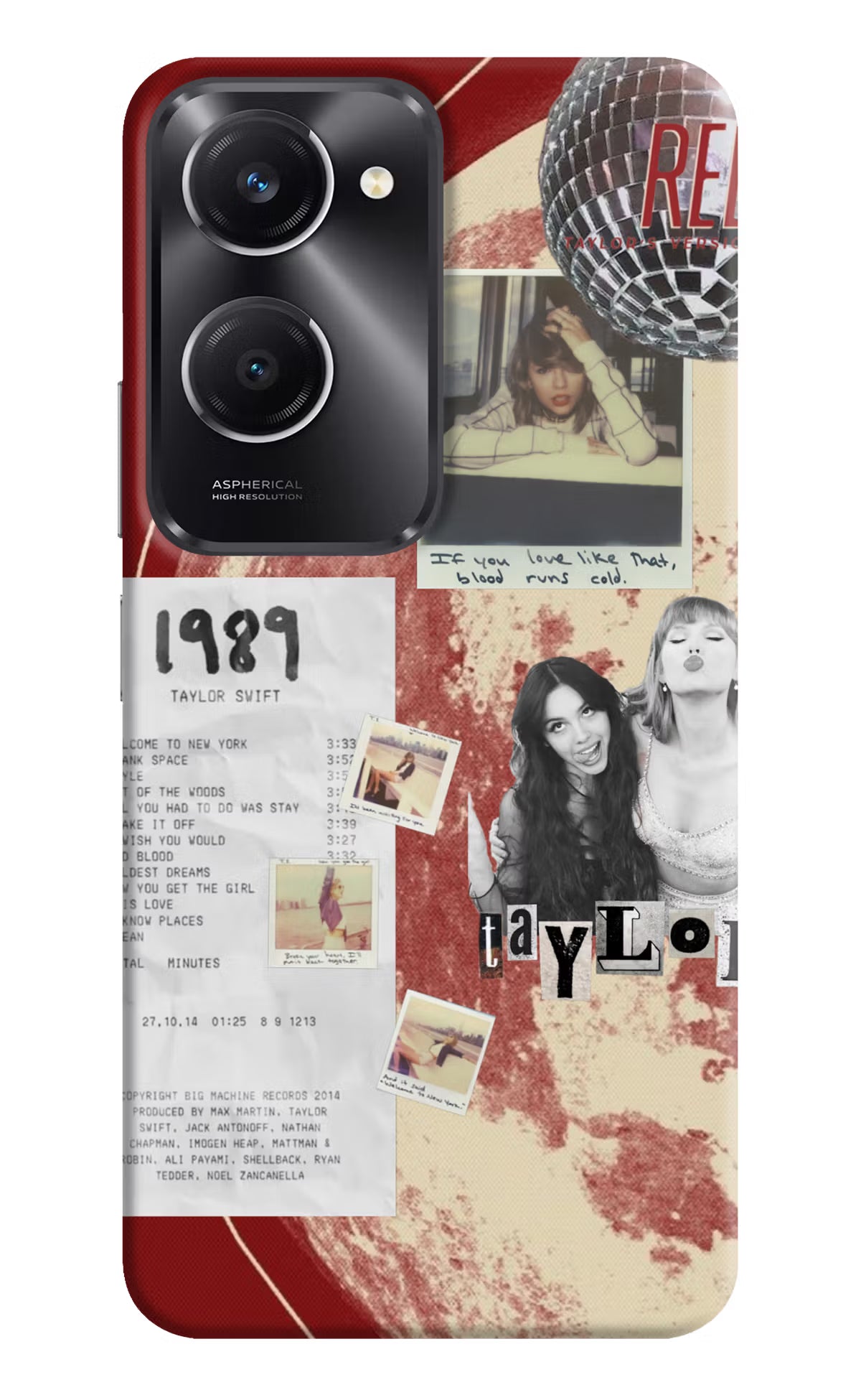 Taylor Swift Vivo T3 Lite 5G Back Cover