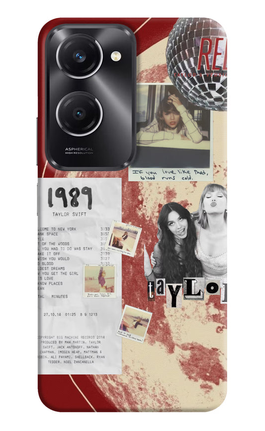 Taylor Swift Vivo T3 Lite 5G Hard Case Back Cover by Casekaro