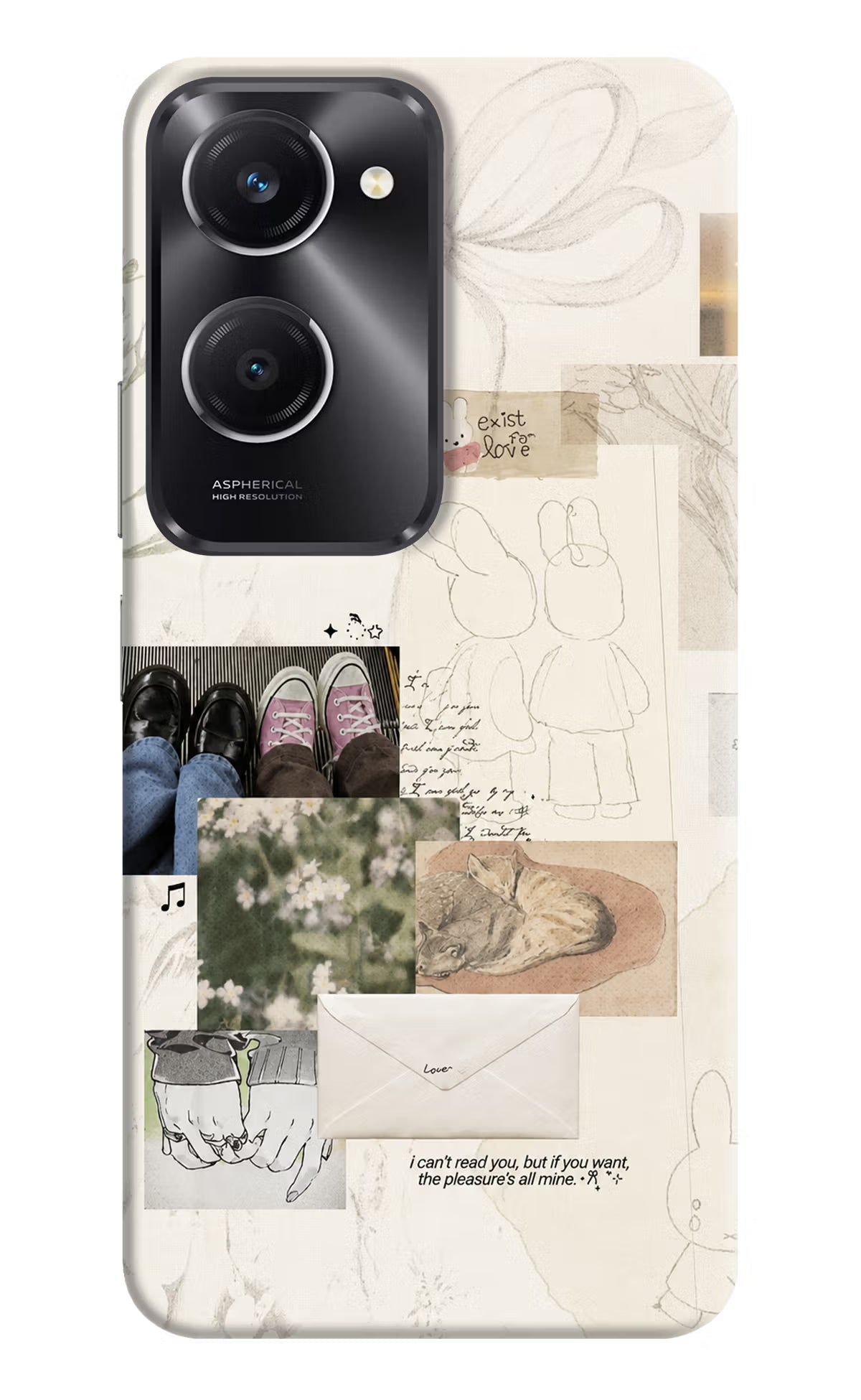 Soft Aesthetic Vivo T3 Lite 5G Back Cover