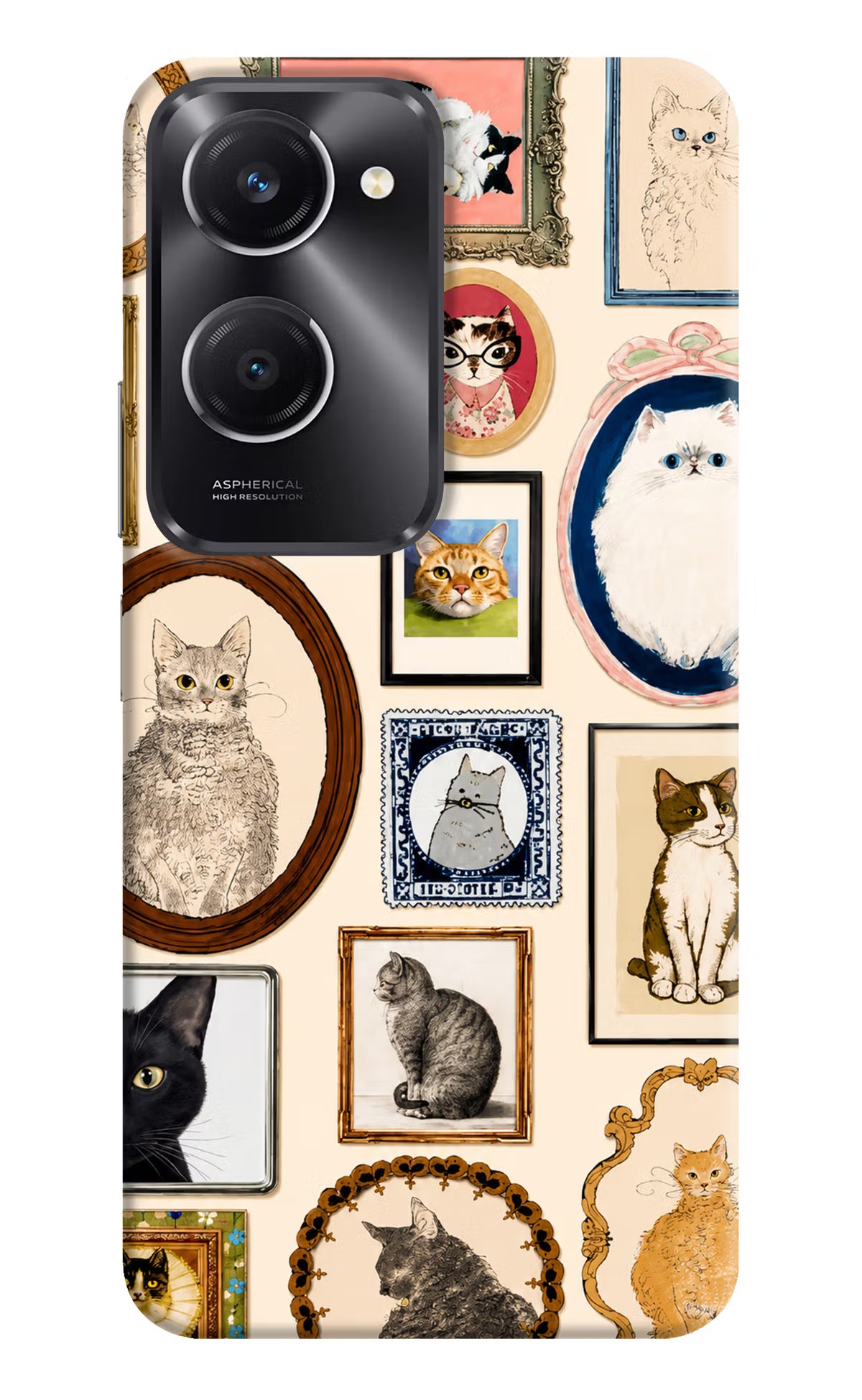 Mirror Cats Vivo T3 Lite 5G Back Cover